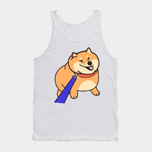 Squishy faced Shiba inu Tank Top